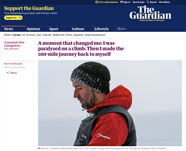 Darren Edwards Gaurdian article